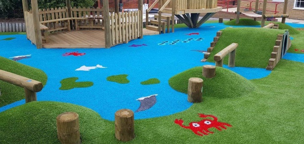 Artificial Grass Playground